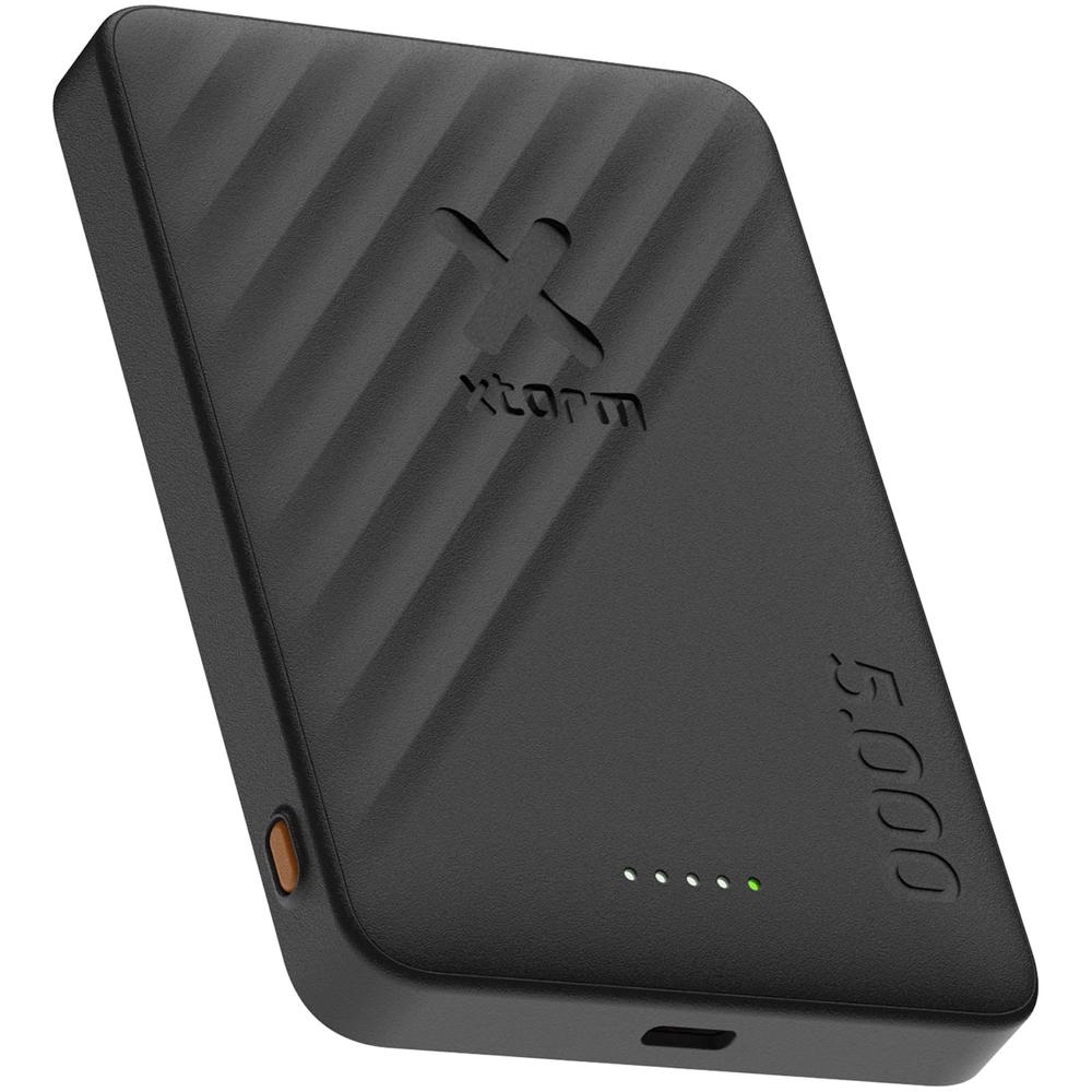 Xtorm Go2 15 W, 5000 mAh kabellose Powerbank - Schwarz
