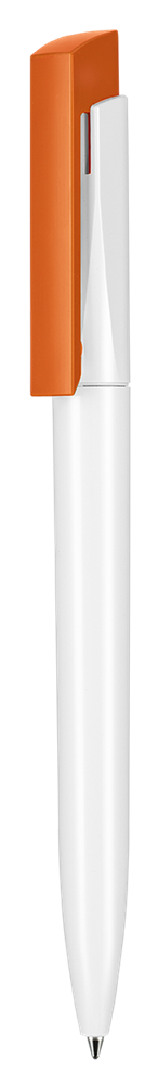 Kugelschreiber FRESH - weiss/orange