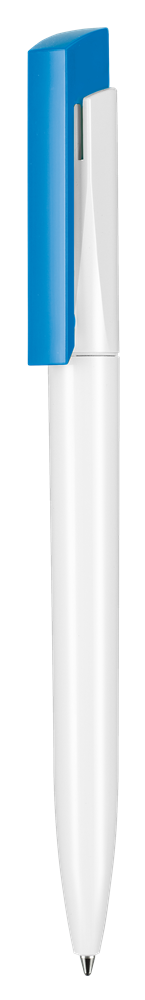 Kugelschreiber FRESH - weiss/himmel-blau