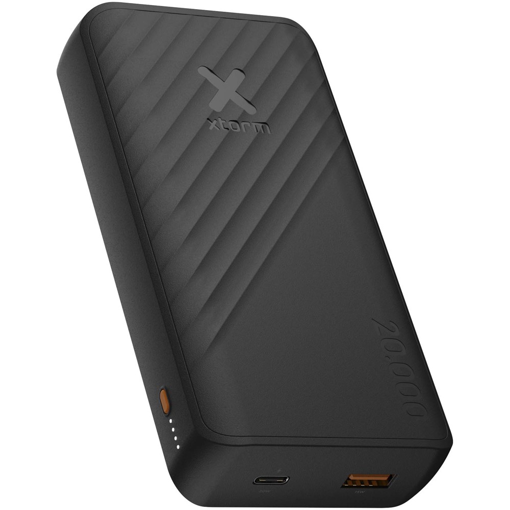 Xtorm Go2 20 W, 20.000 mAh Powerbank mit Schnellladefunktion - Schwarz